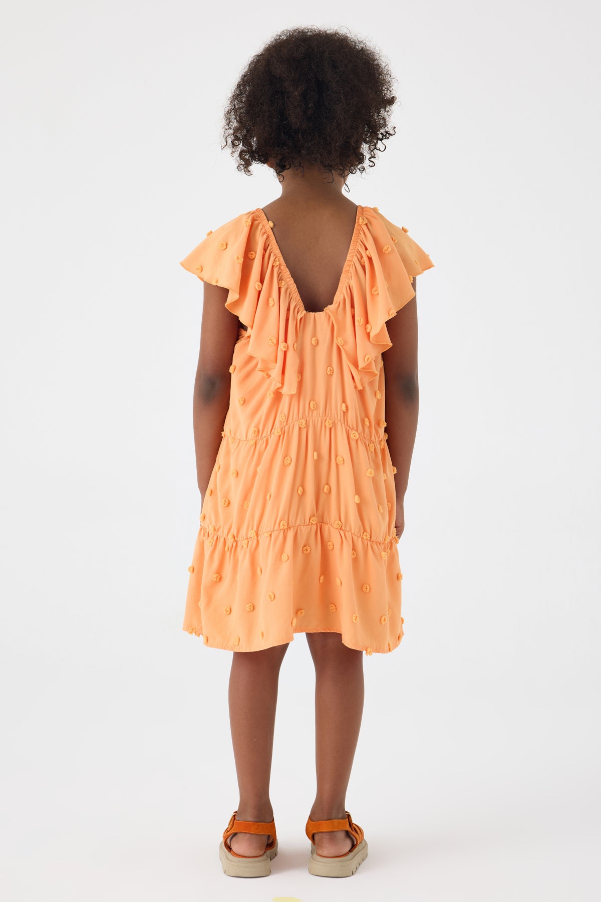 Girl Orange Dress