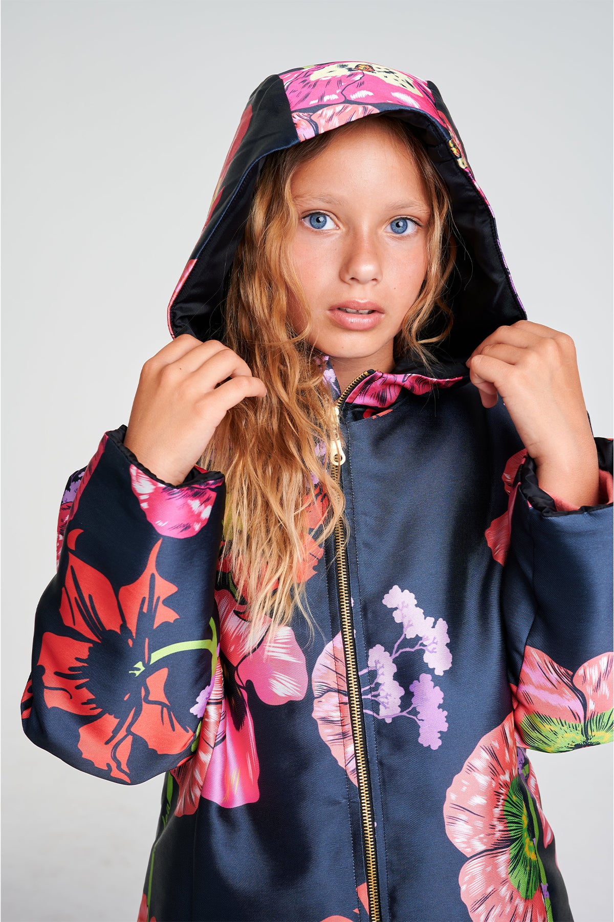 Girl Patterned Coat