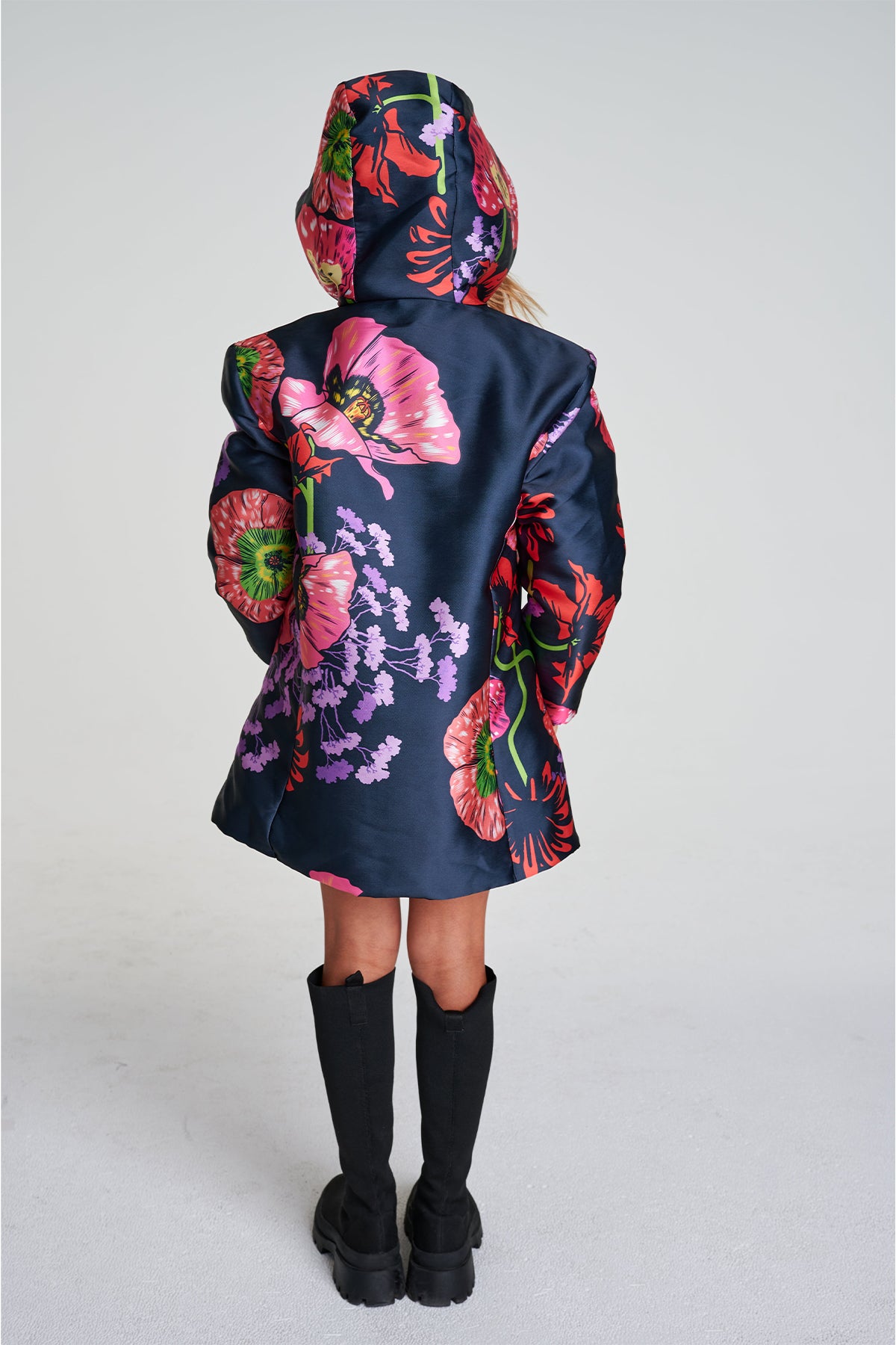 Girl Patterned Coat