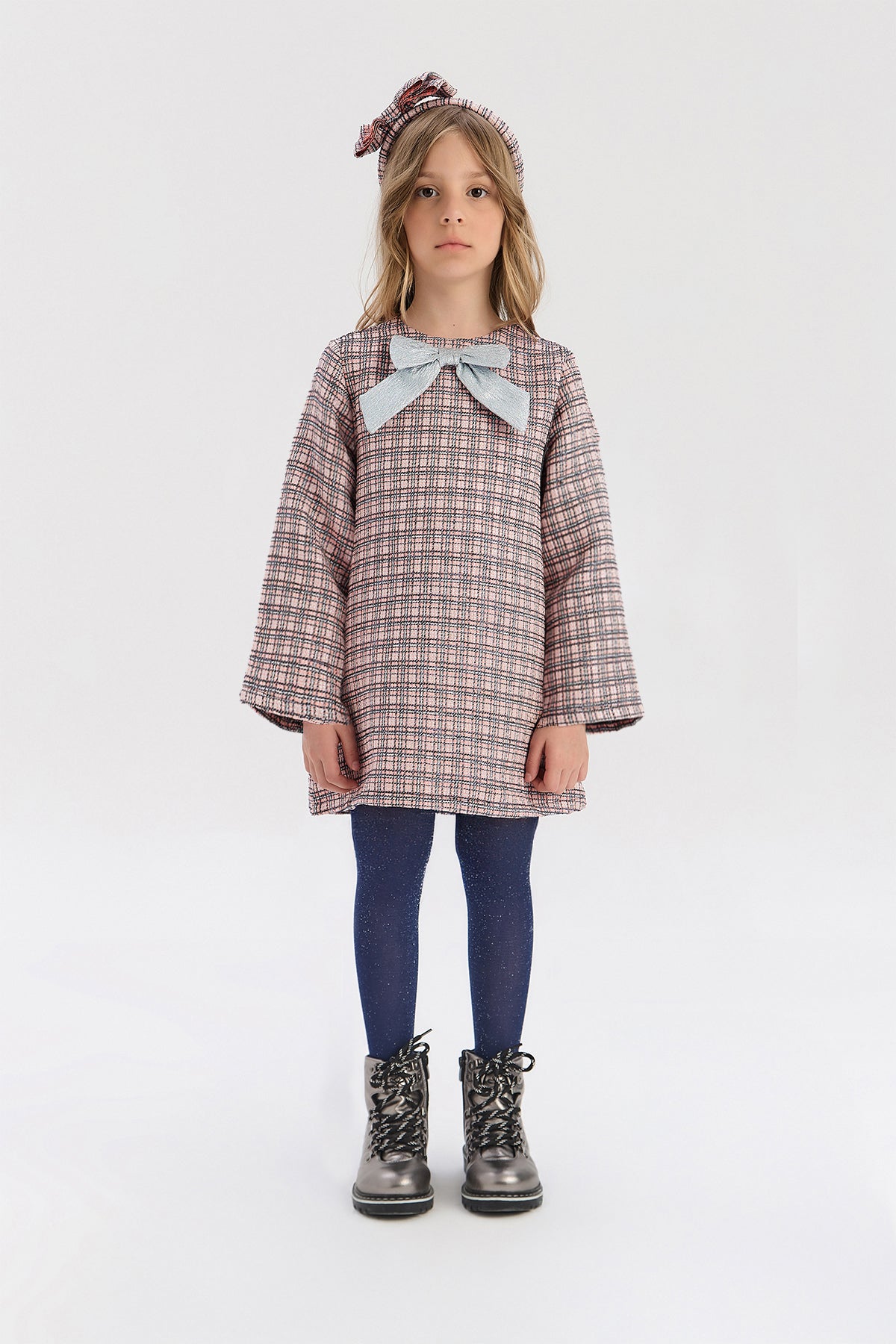 فستان منقوش للبنات