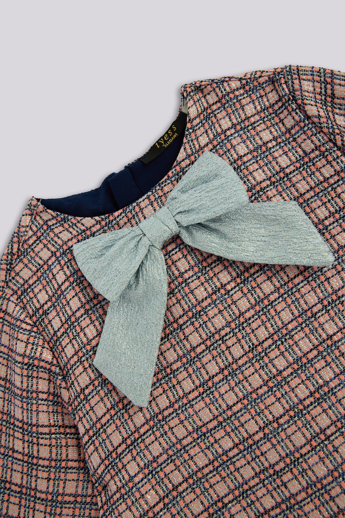 فستان منقوش للبنات