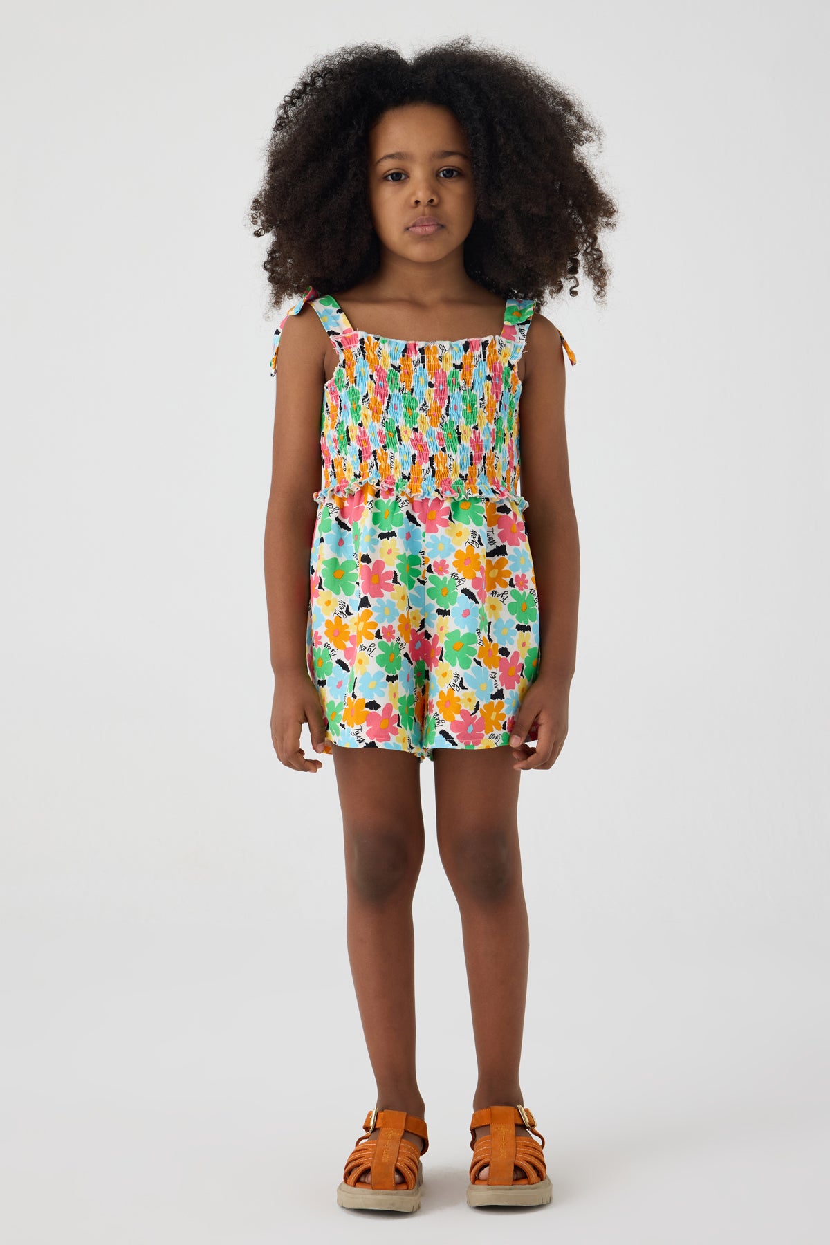 Girl Patterned Overall