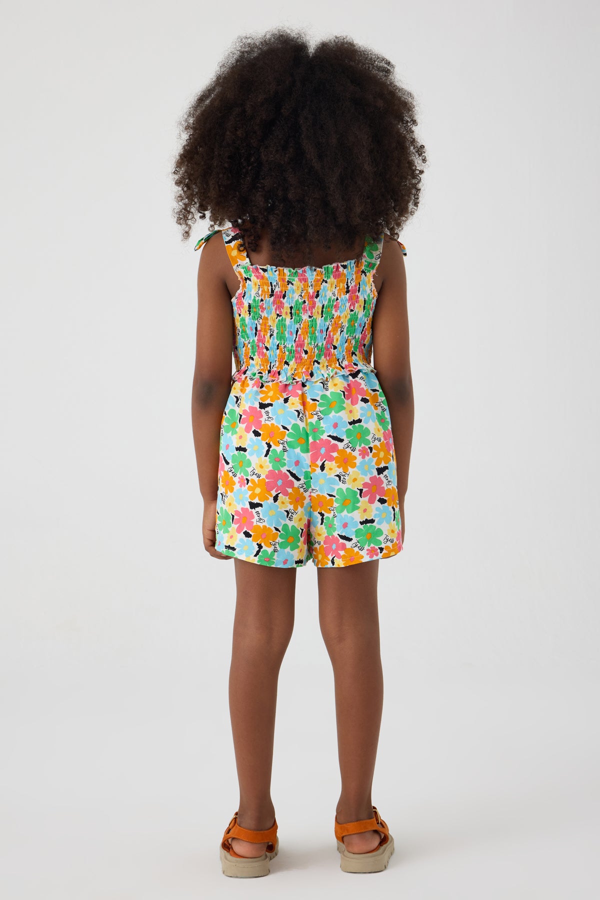 Girl Patterned Overall