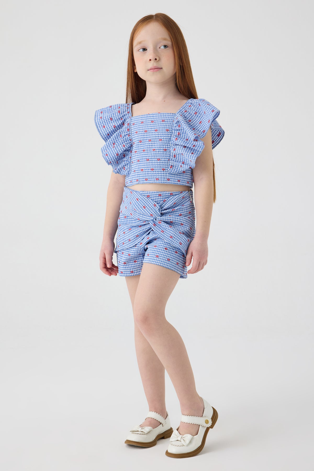 Girl Patterned Shorts