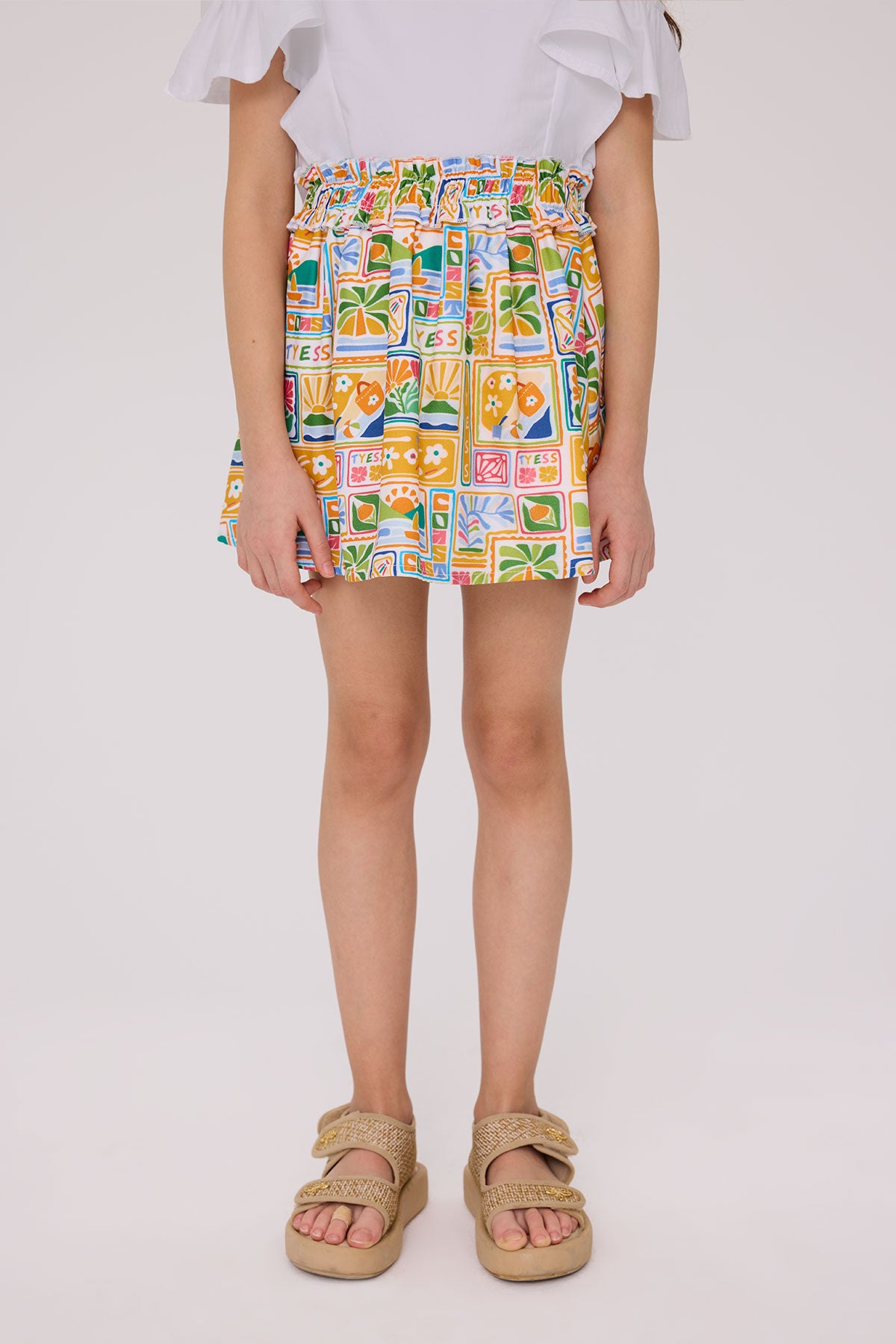 Girl Patterned Skirt