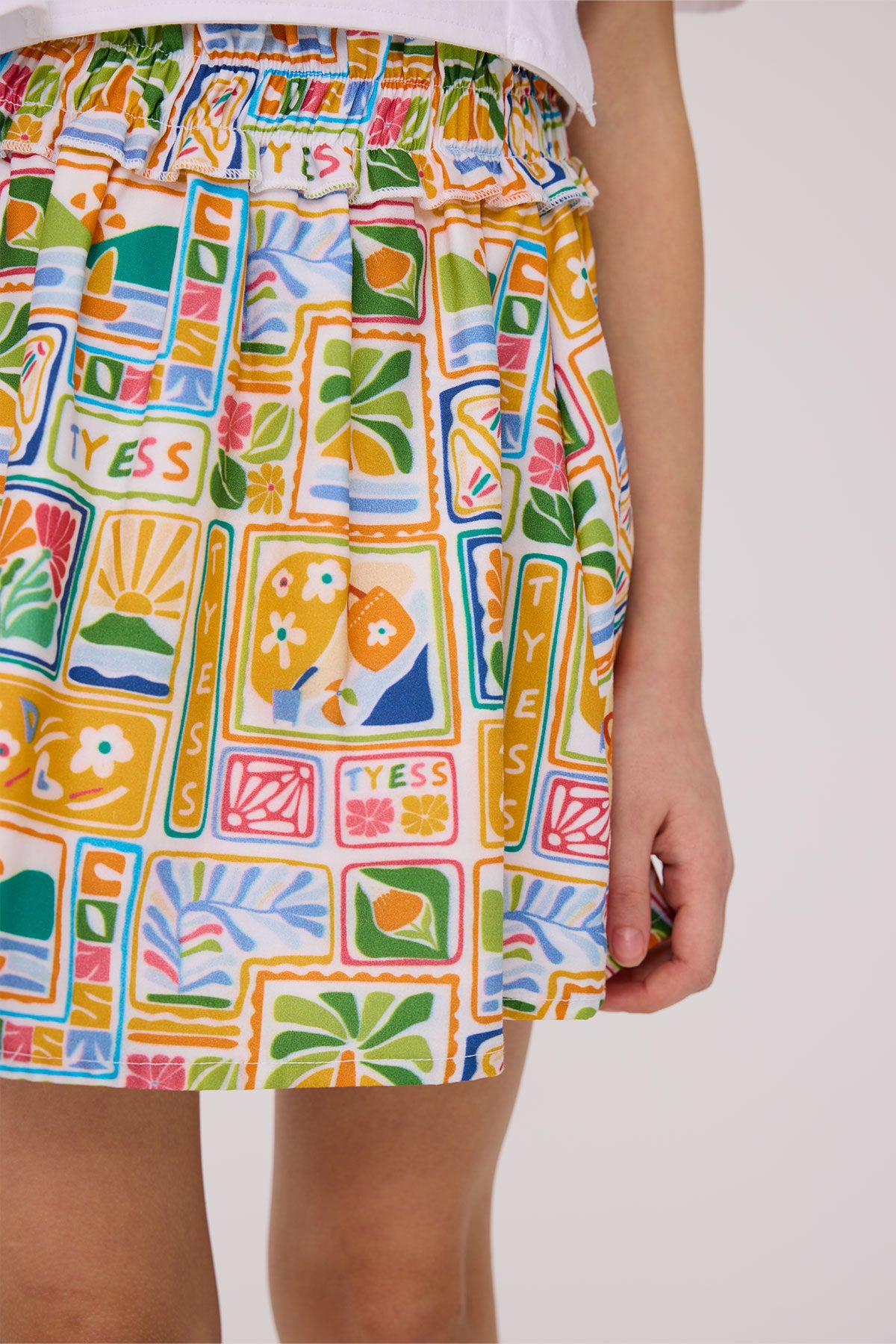 Girl Patterned Skirt