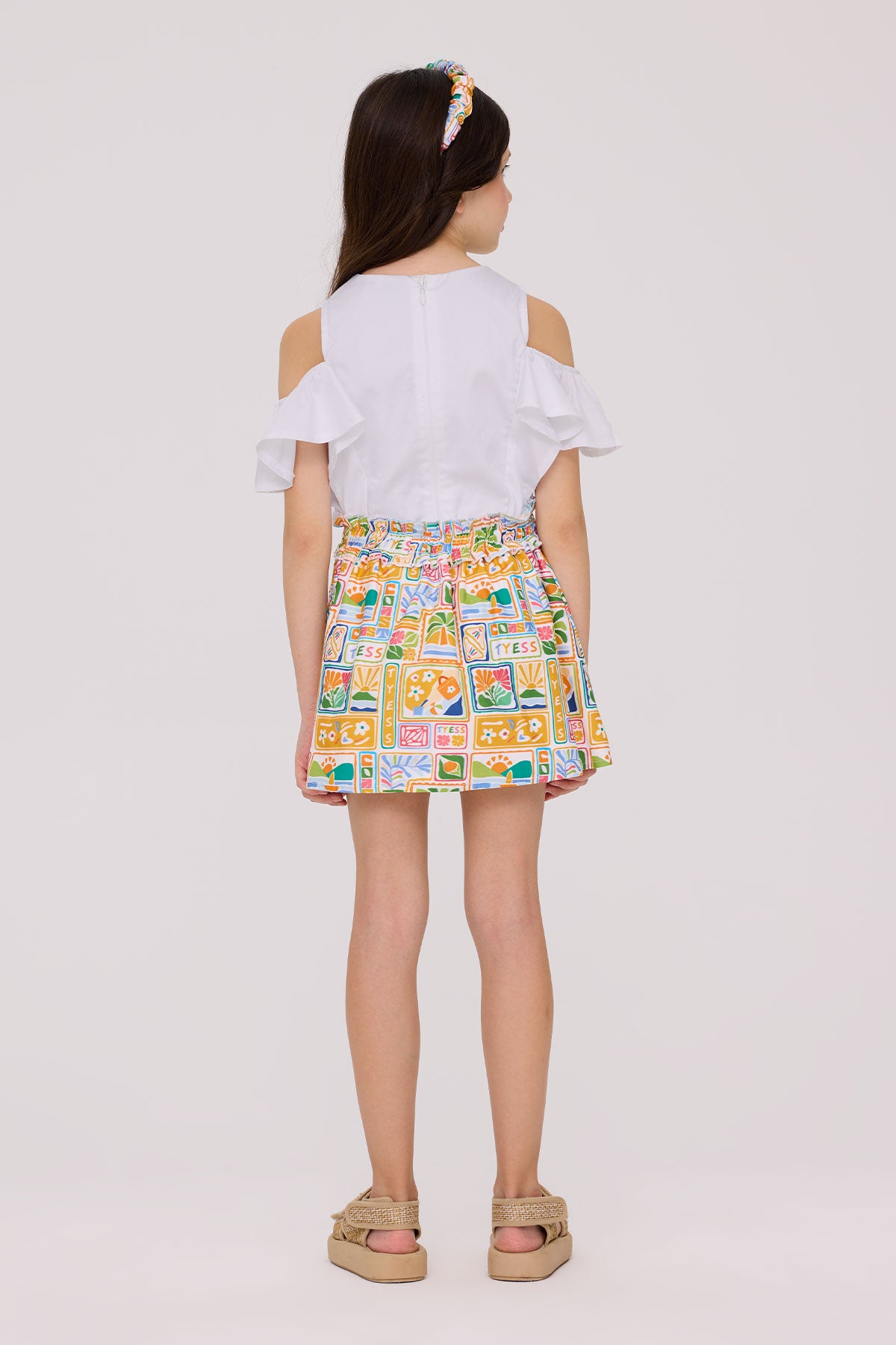 Girl Patterned Skirt