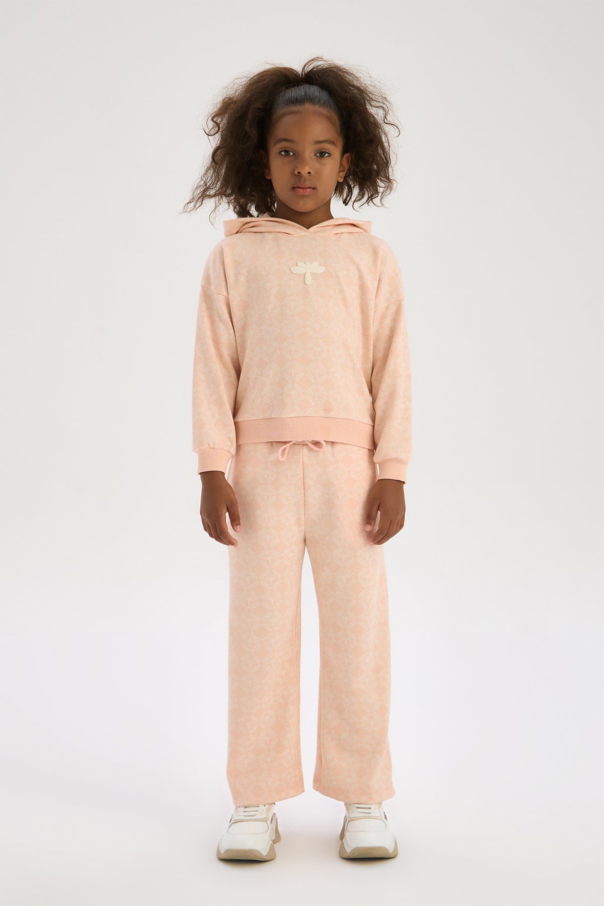 Girl Patterned Sweatshirt