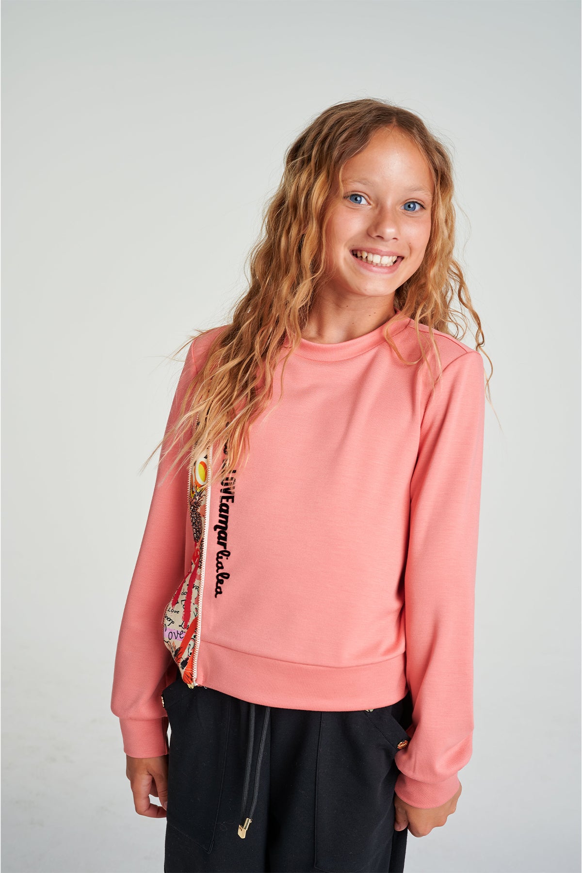 Girl Pink Sweatshirt
