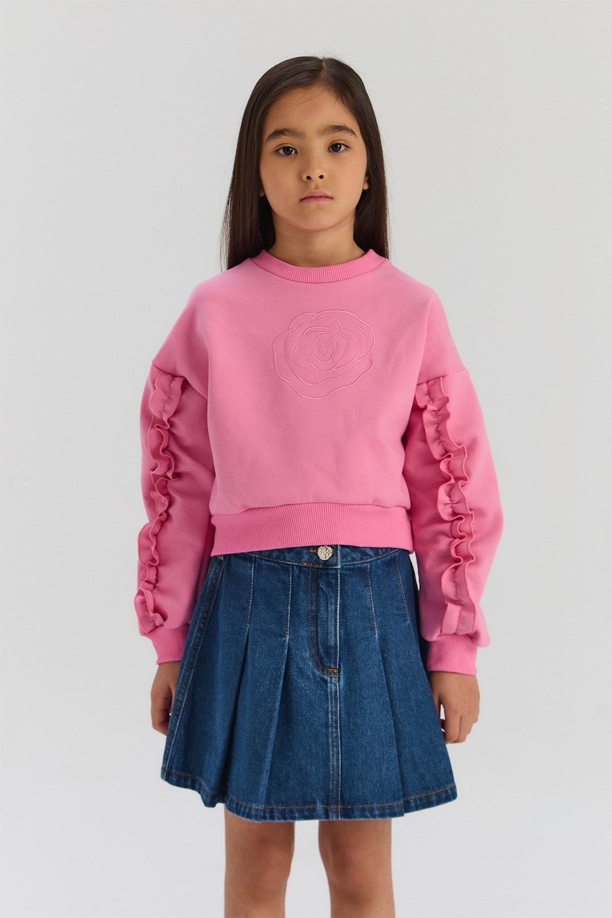 Girl Pink Sweatshirt