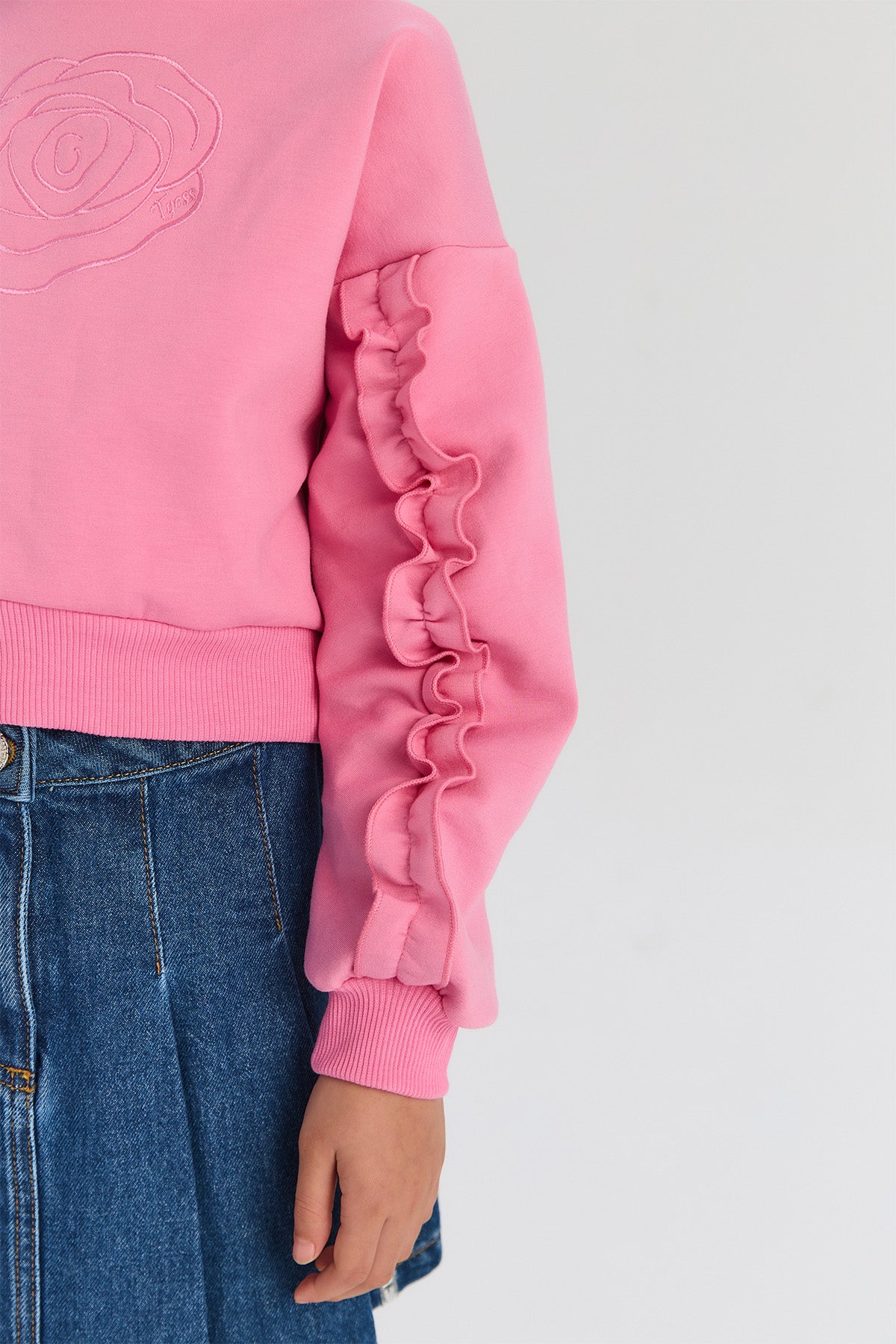 Girl Pink Sweatshirt