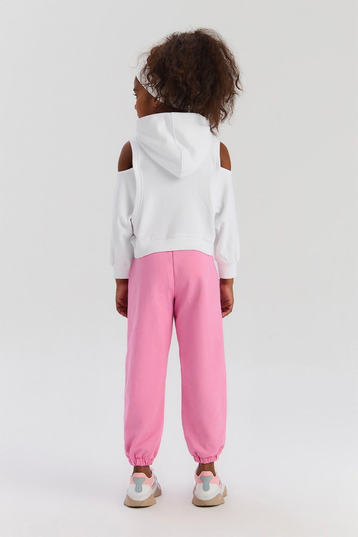 Girl Pink Tracksuit Bottom