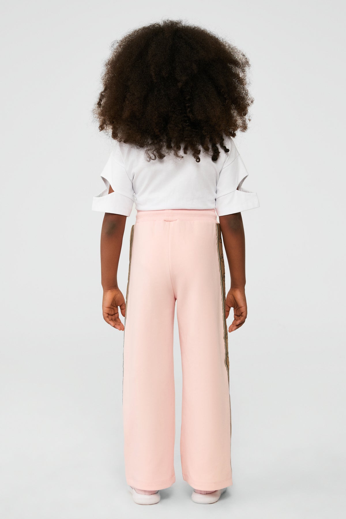 Girl Pink Tracksuit Bottom