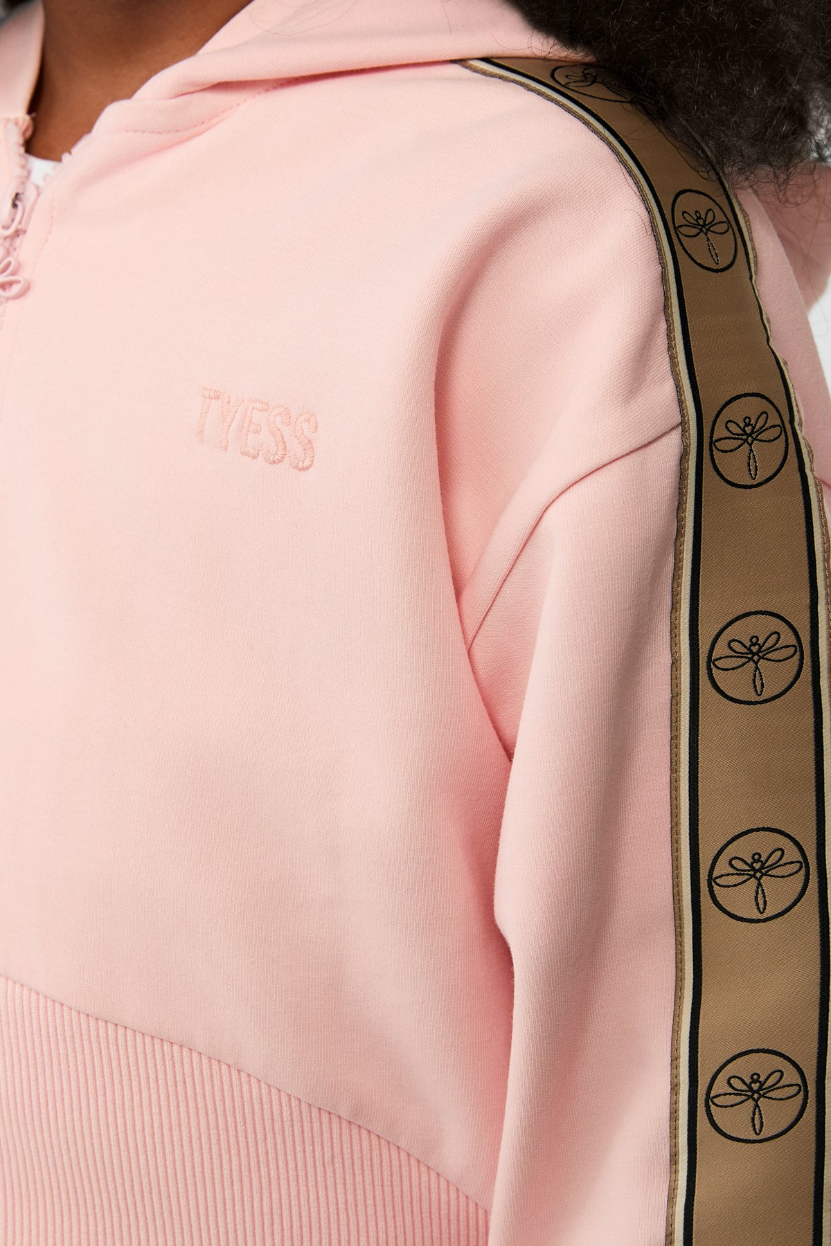 Girl Pink Tracksuit Top