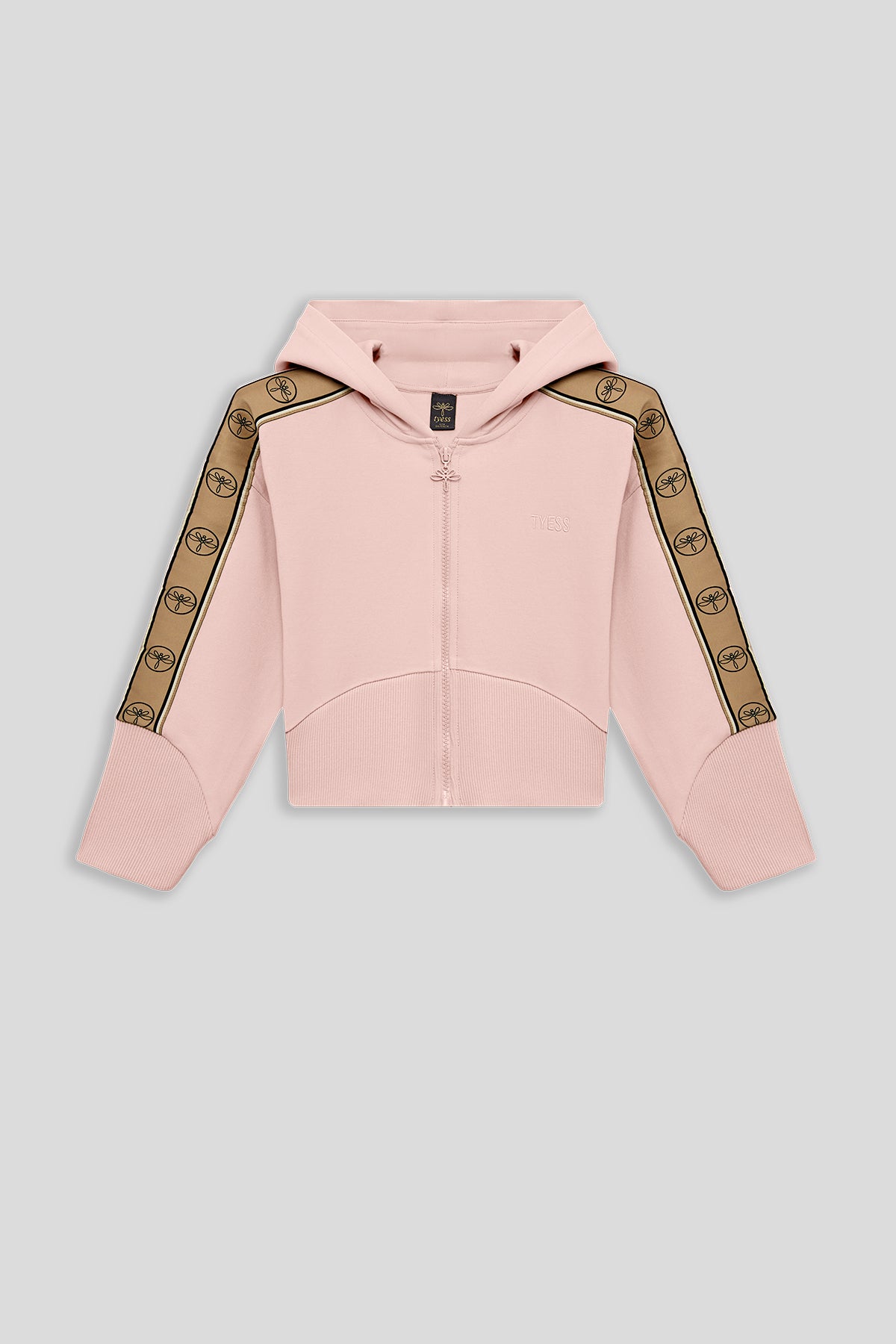 Girl Pink Tracksuit Top