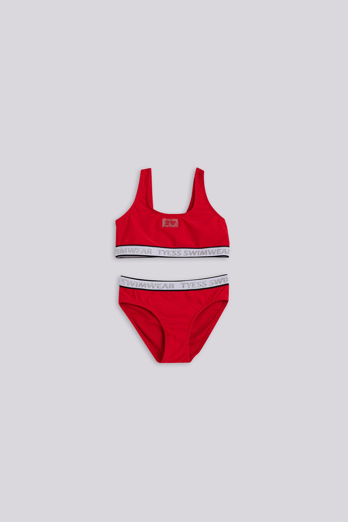 Girl Red Swimsuit