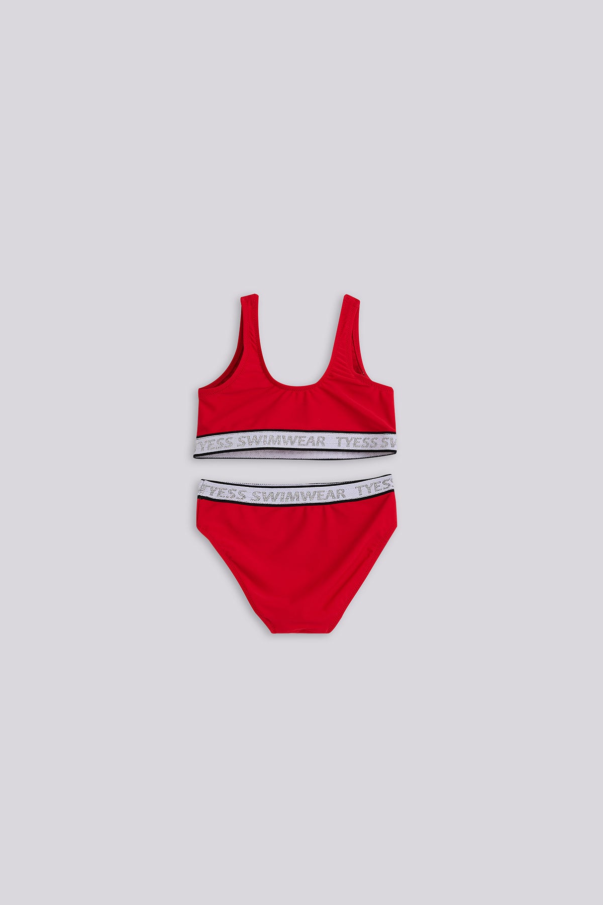 Girl Red Swimsuit