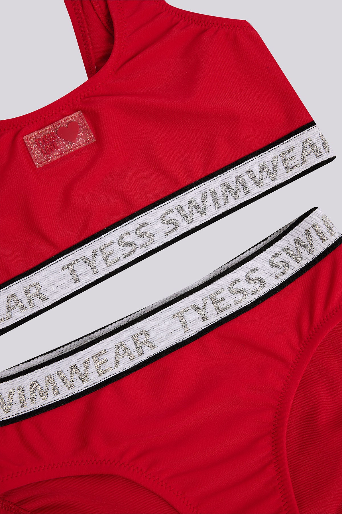 Girl Red Swimsuit