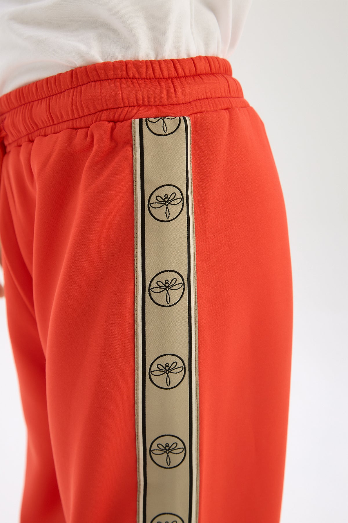 Girl Red Tracksuit Bottom