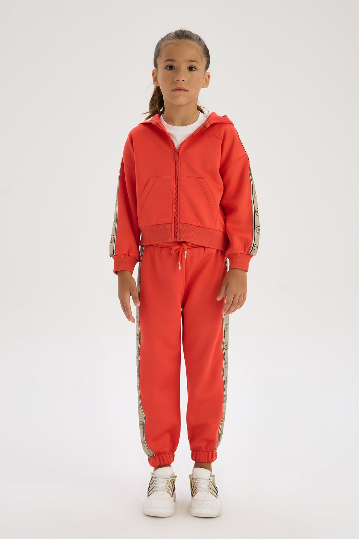 Girl Red Tracksuit Top