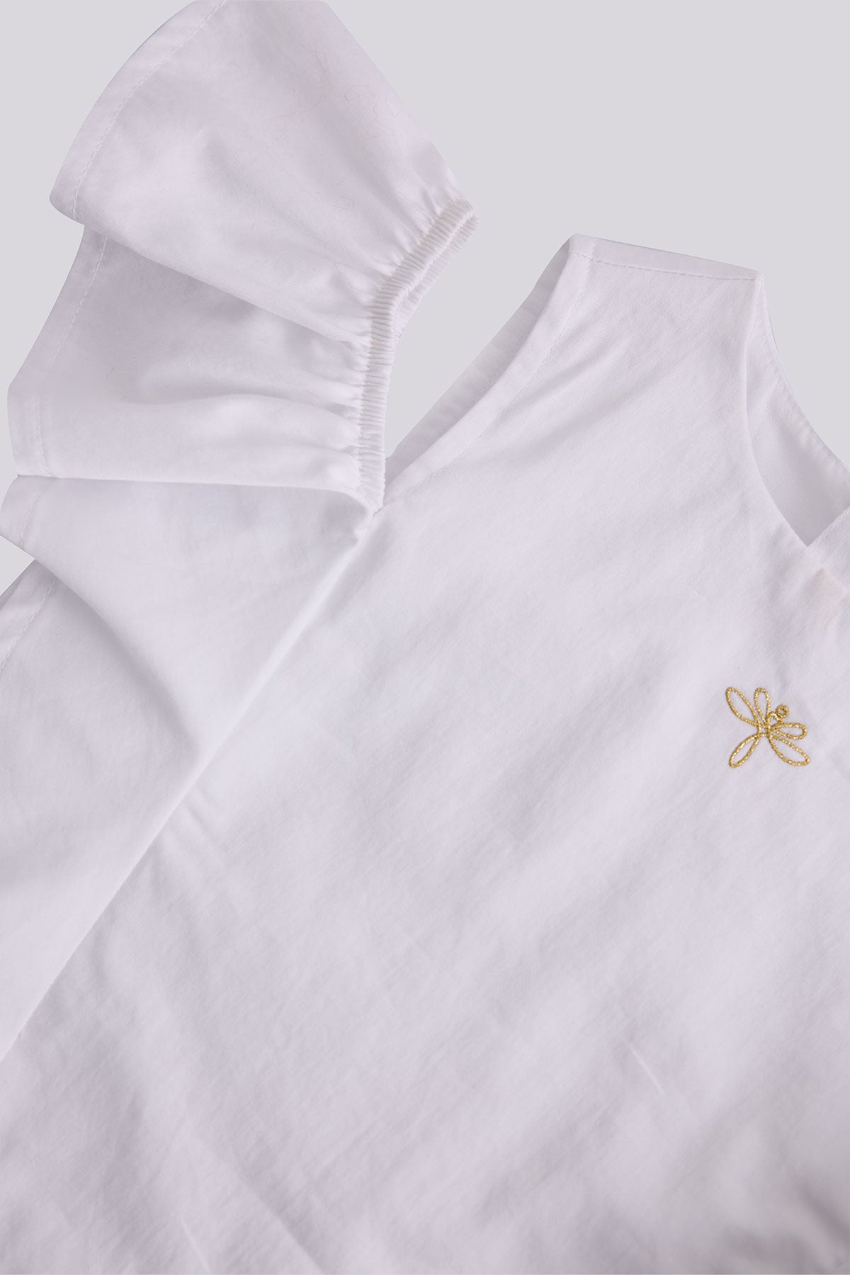 Girl White Blouse