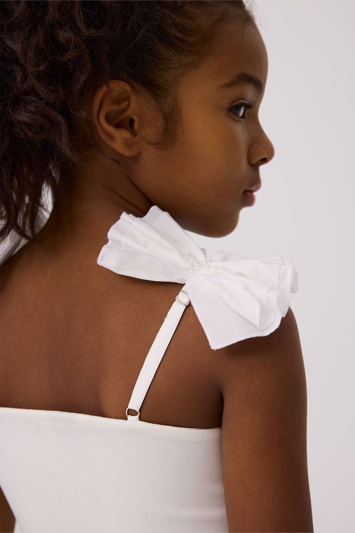 Girl White Blouse