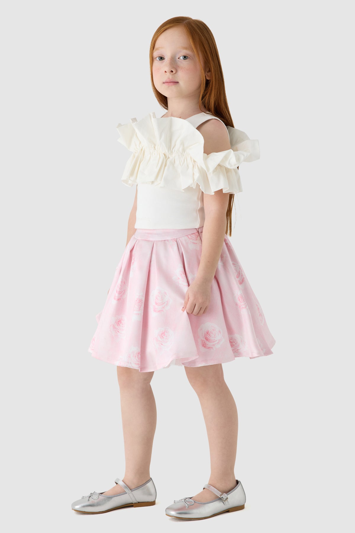 Girl White Blouse