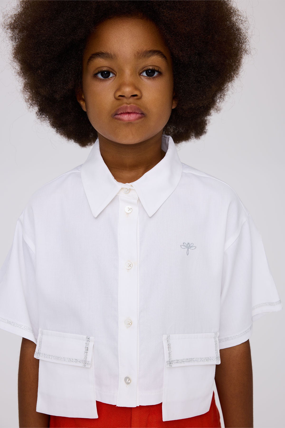 Girl White Shirt