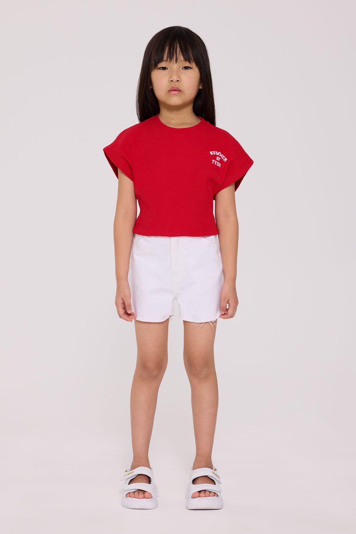 Girl White Shorts