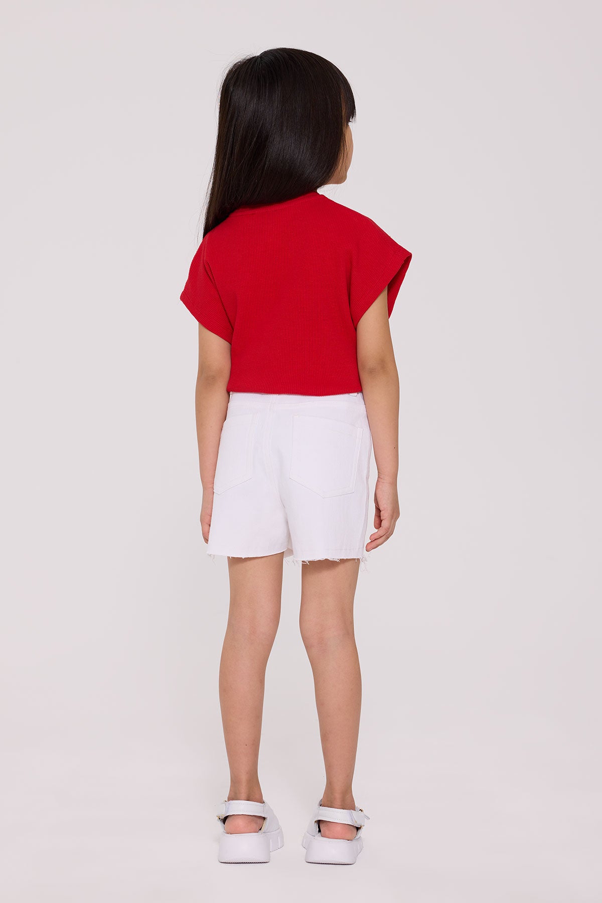 Girl White Shorts