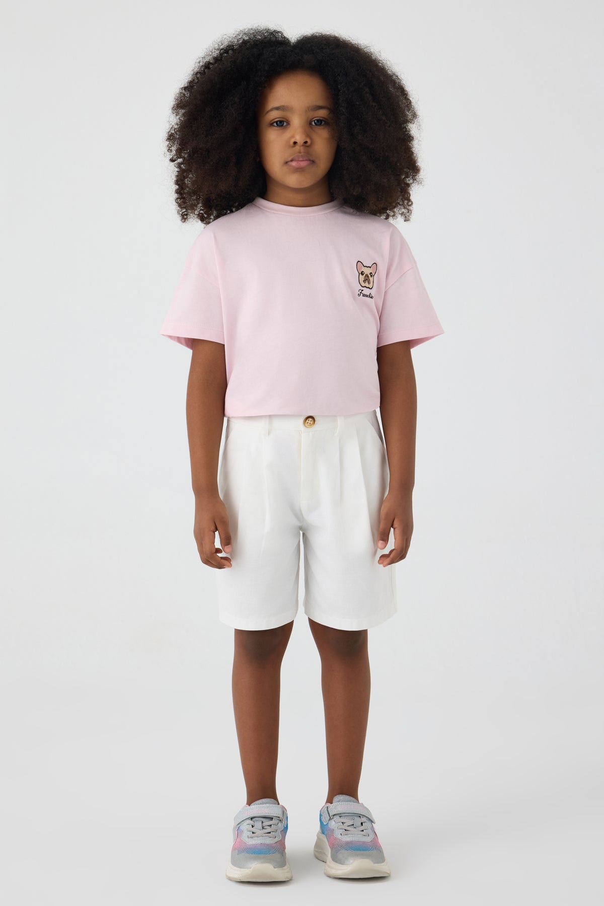 Girl White Shorts