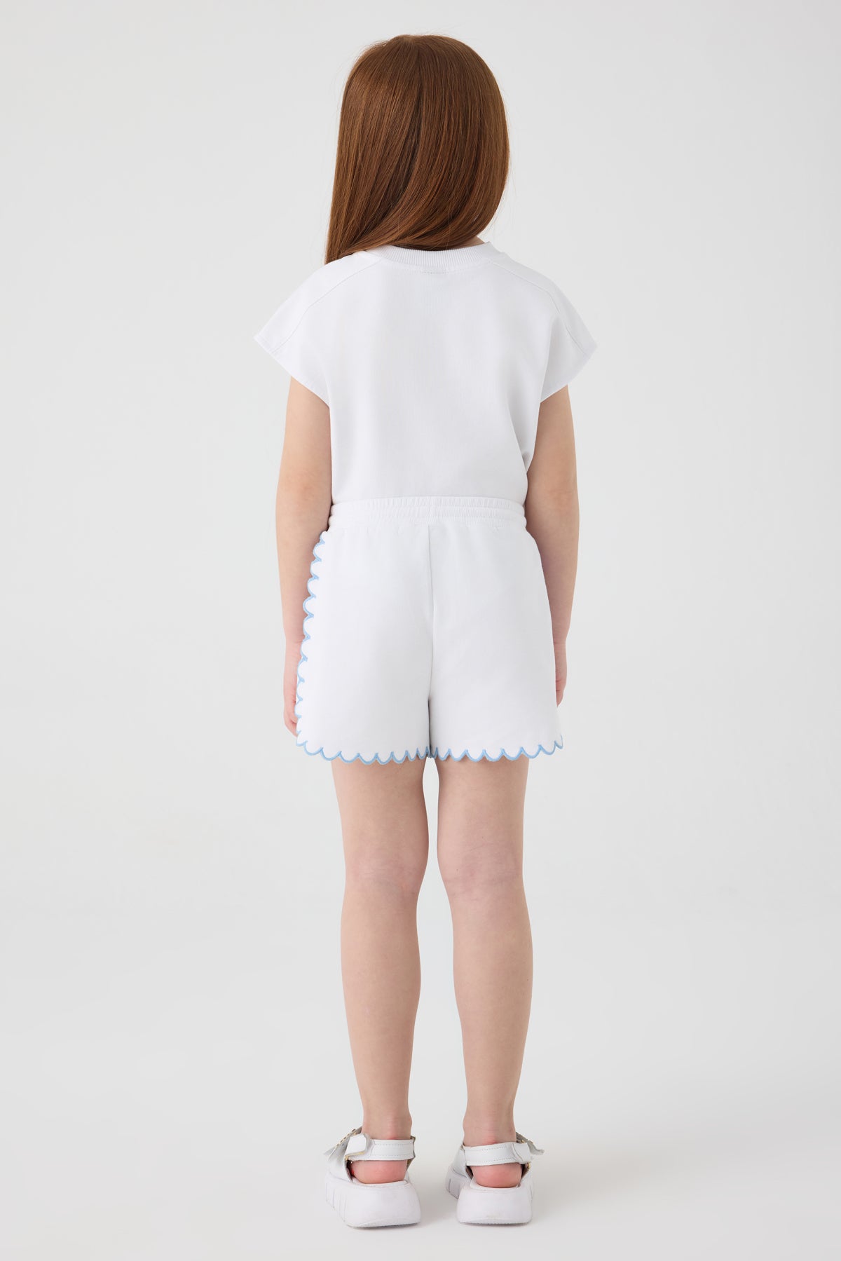Girl White Shorts