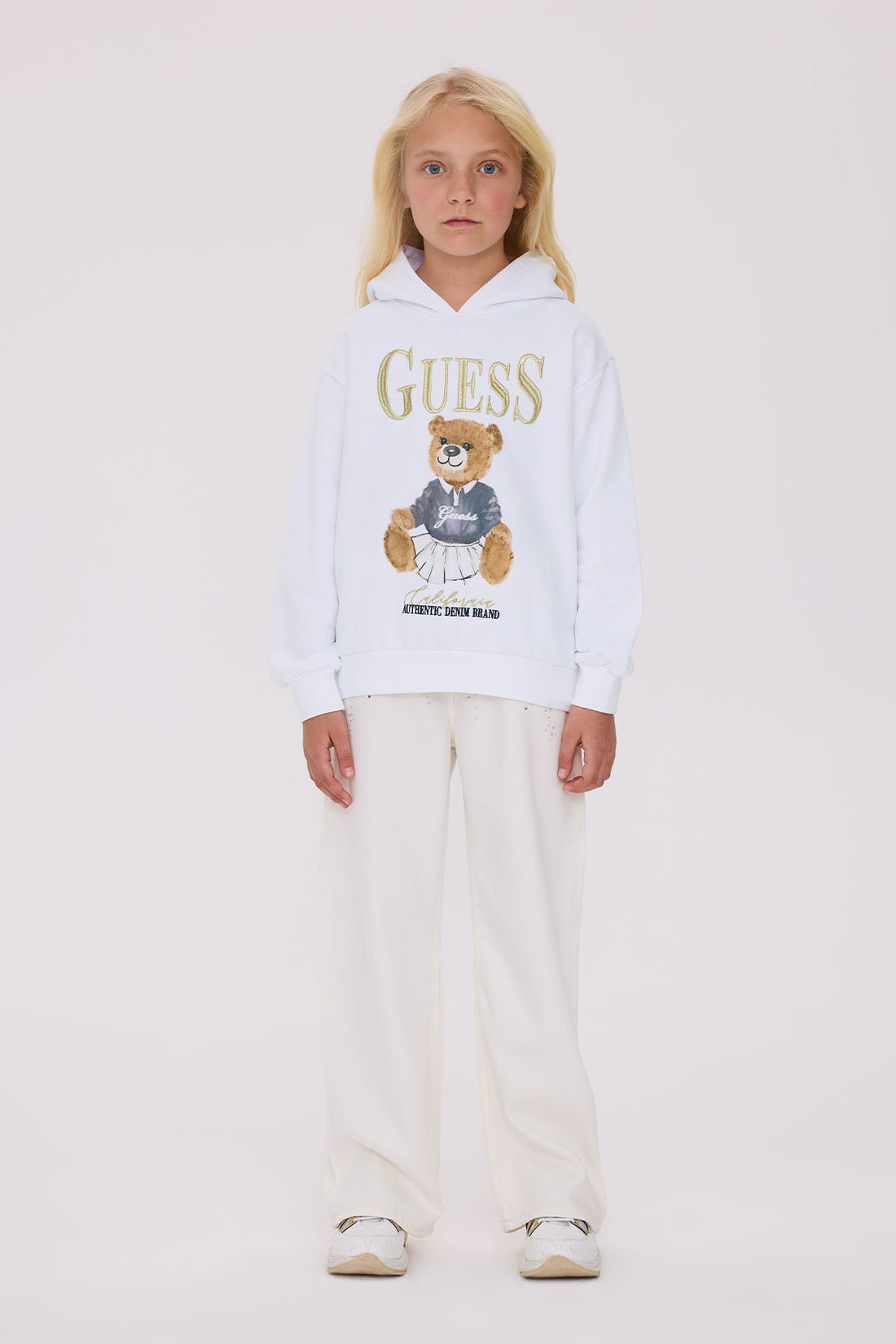 Girl White Sweatshirt
