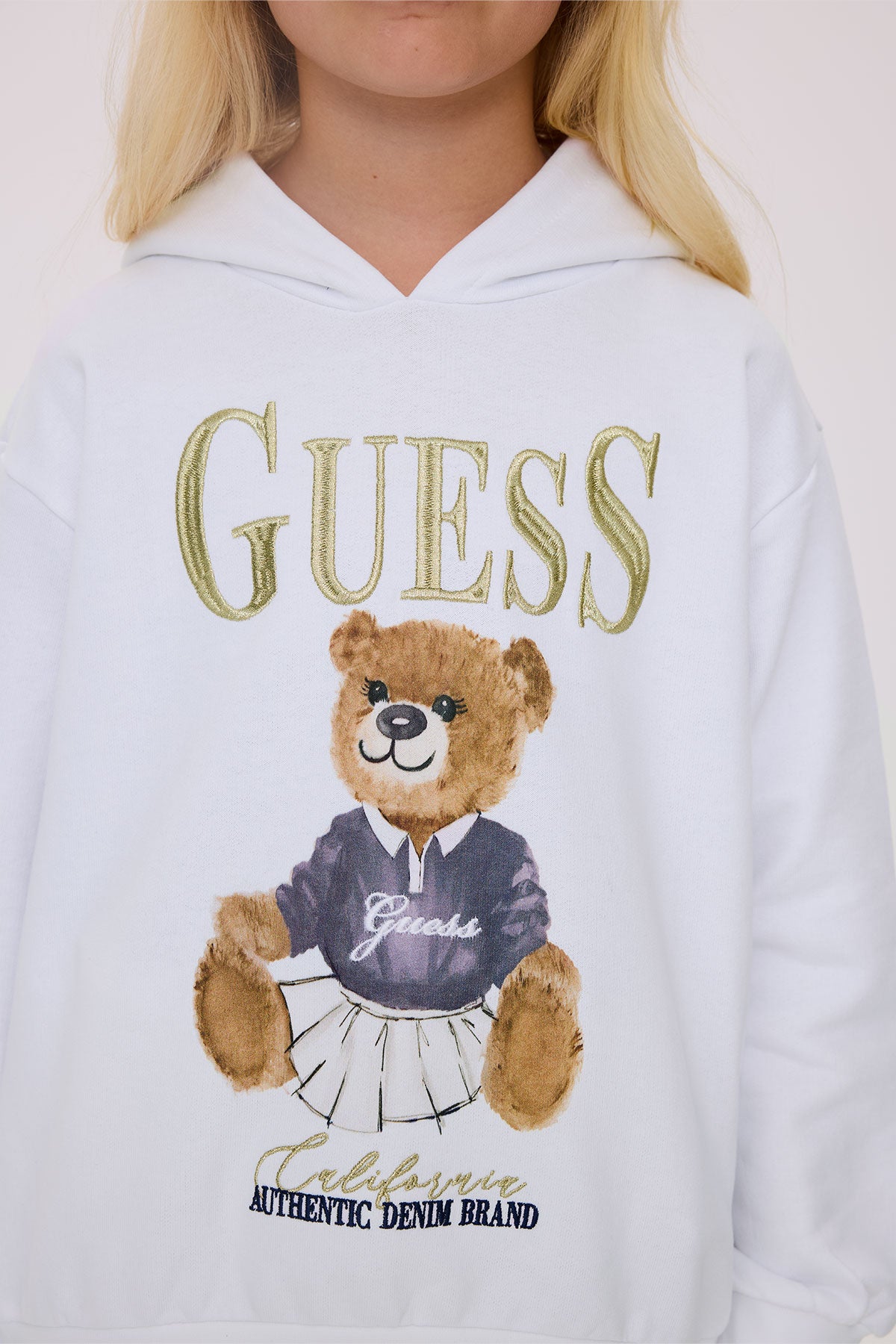 Girl White Sweatshirt