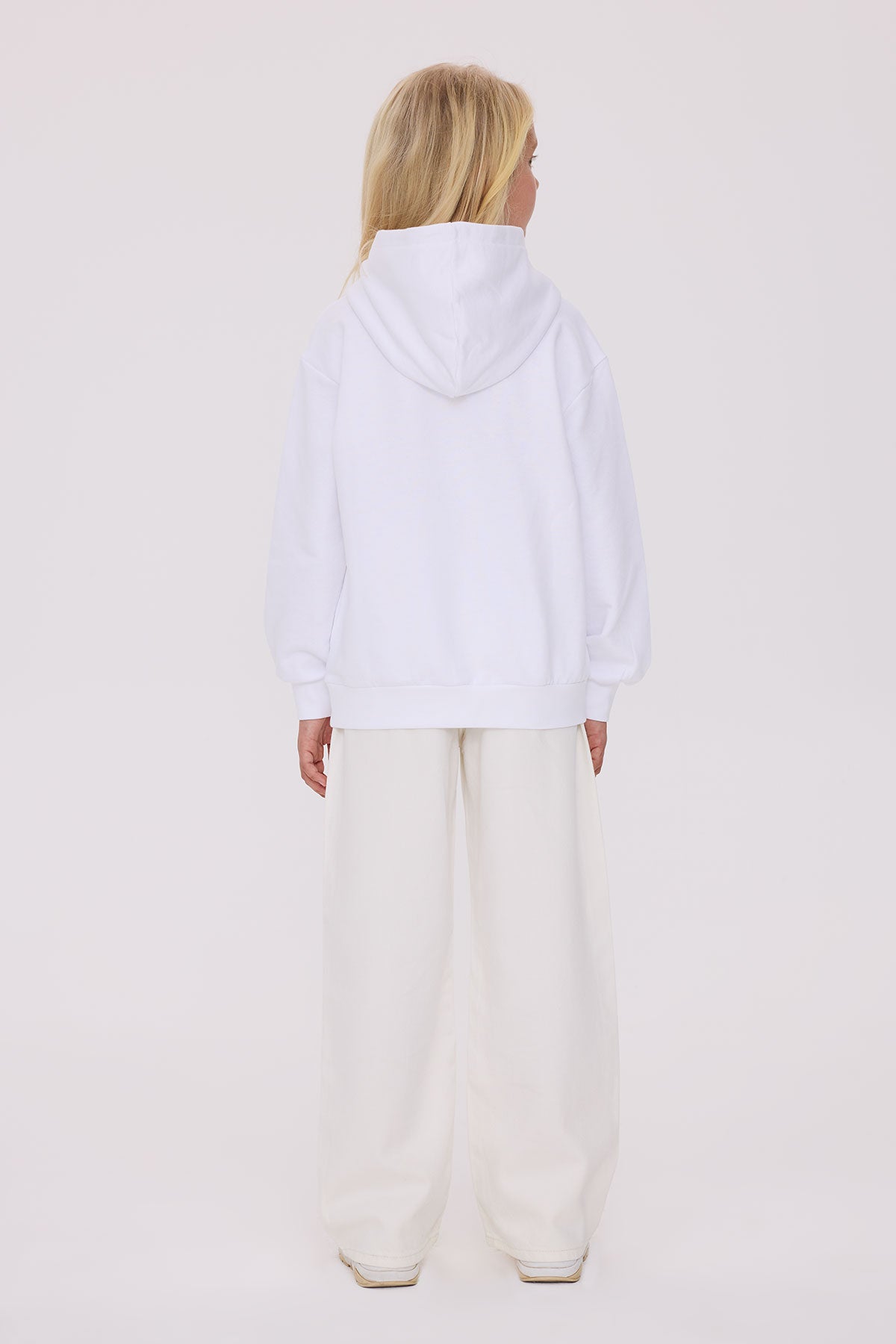 Girl White Sweatshirt