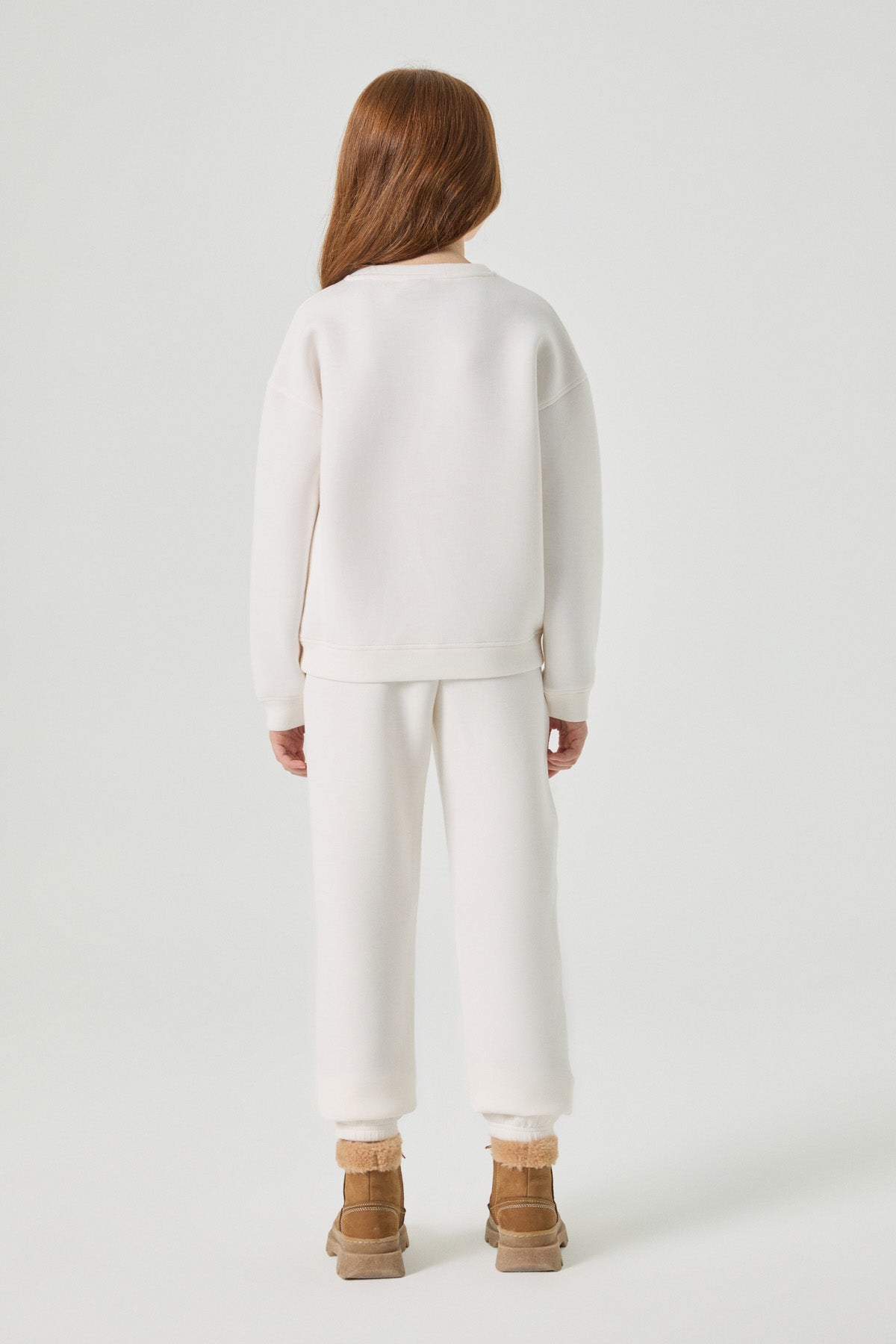 Girl White Sweatshirt