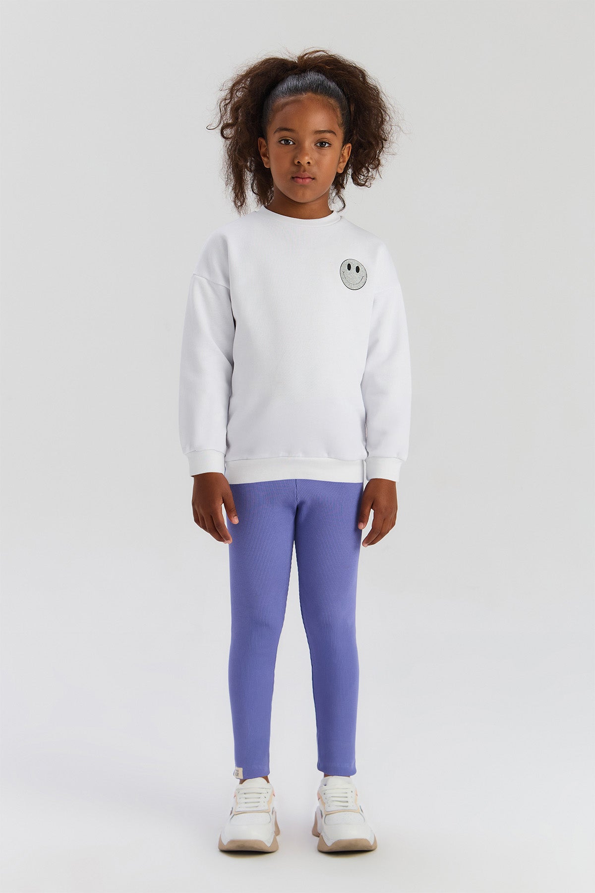 Girl White Sweatshirt