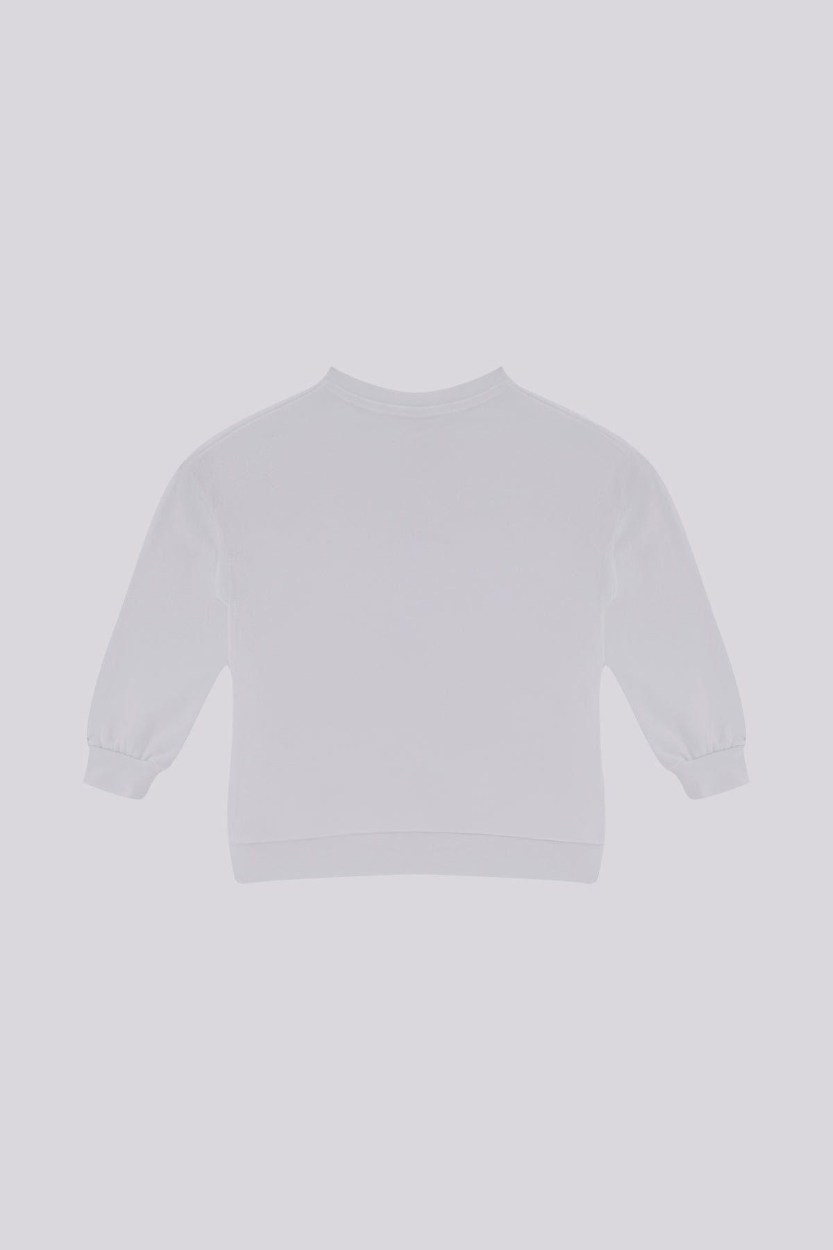 Girl White Sweatshirt