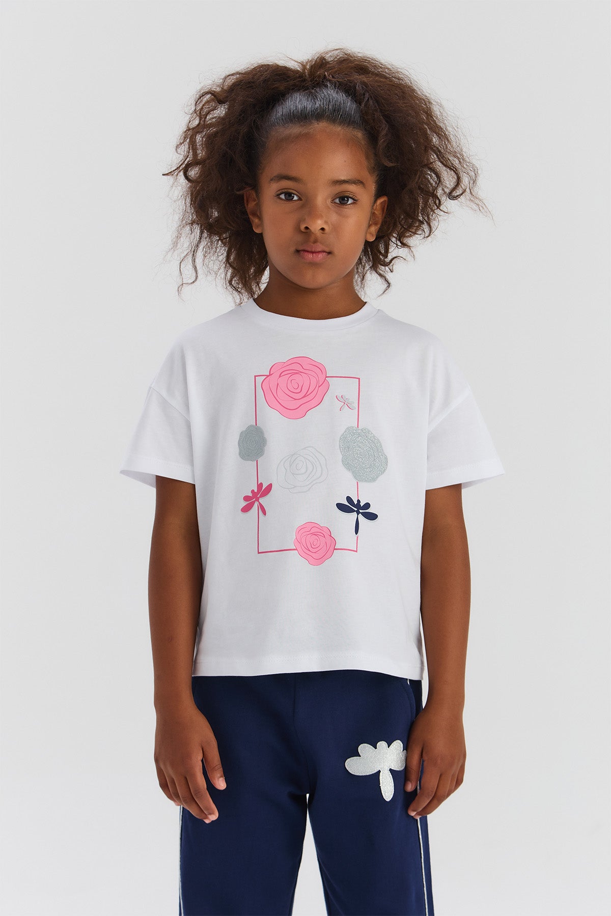 Girl White Sweatshirt