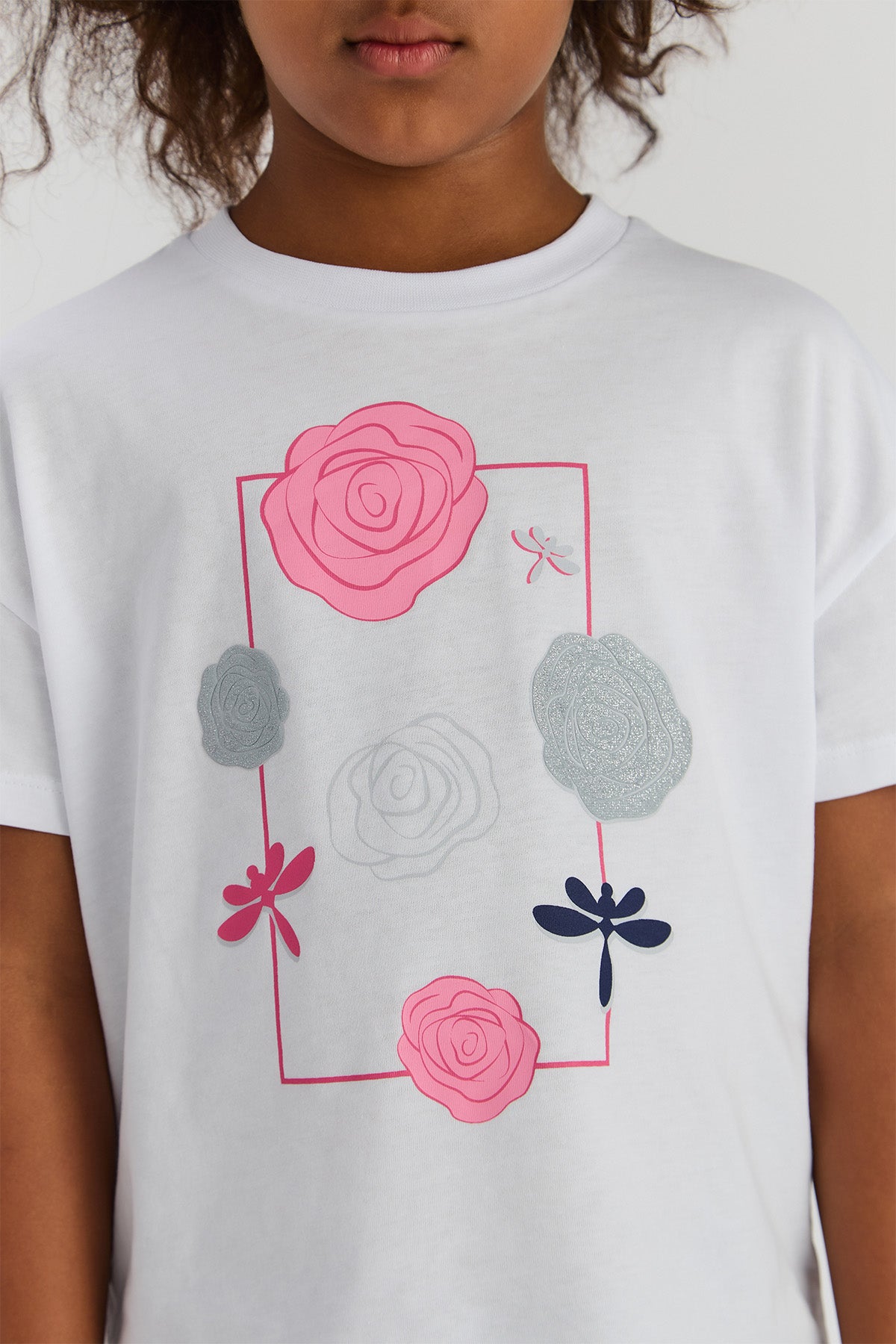 Girl White Sweatshirt