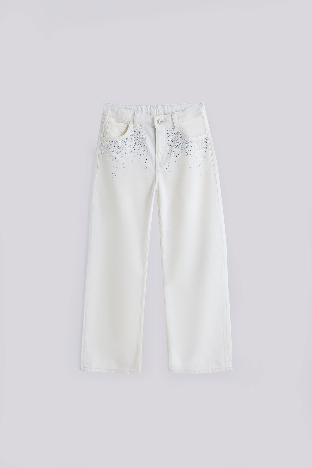 Girl White Trousers