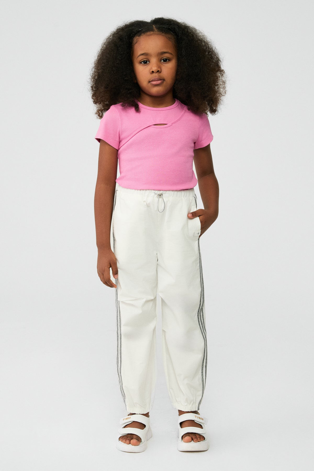 Girl White Trousers