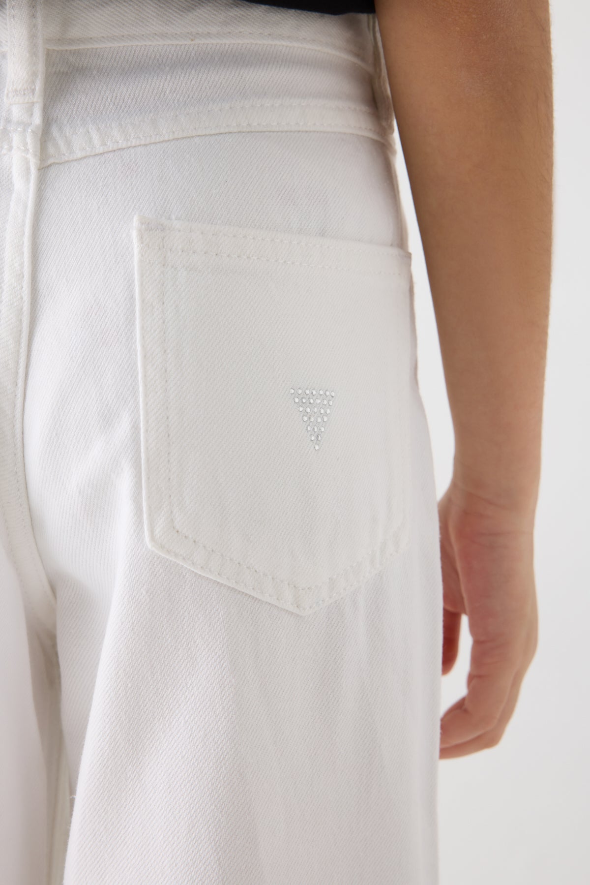 Girl White Trousers