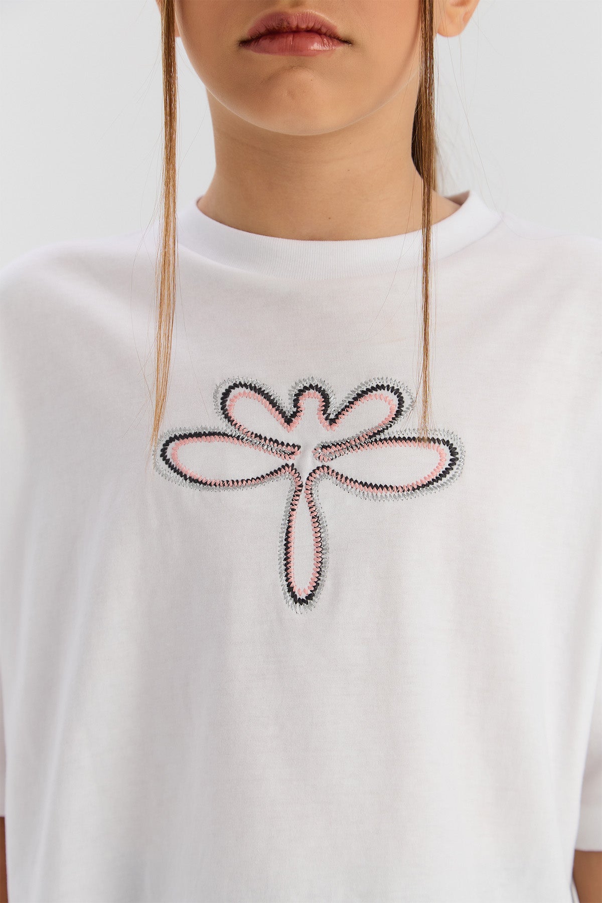 Girl White Tshirt