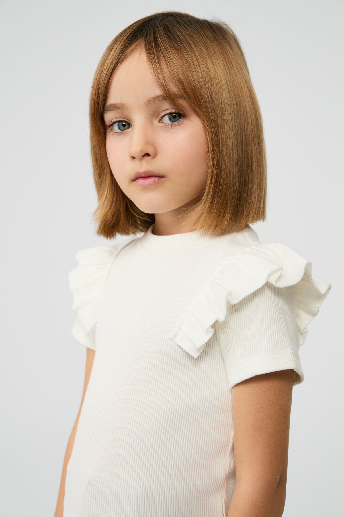 Girl White Tshirt