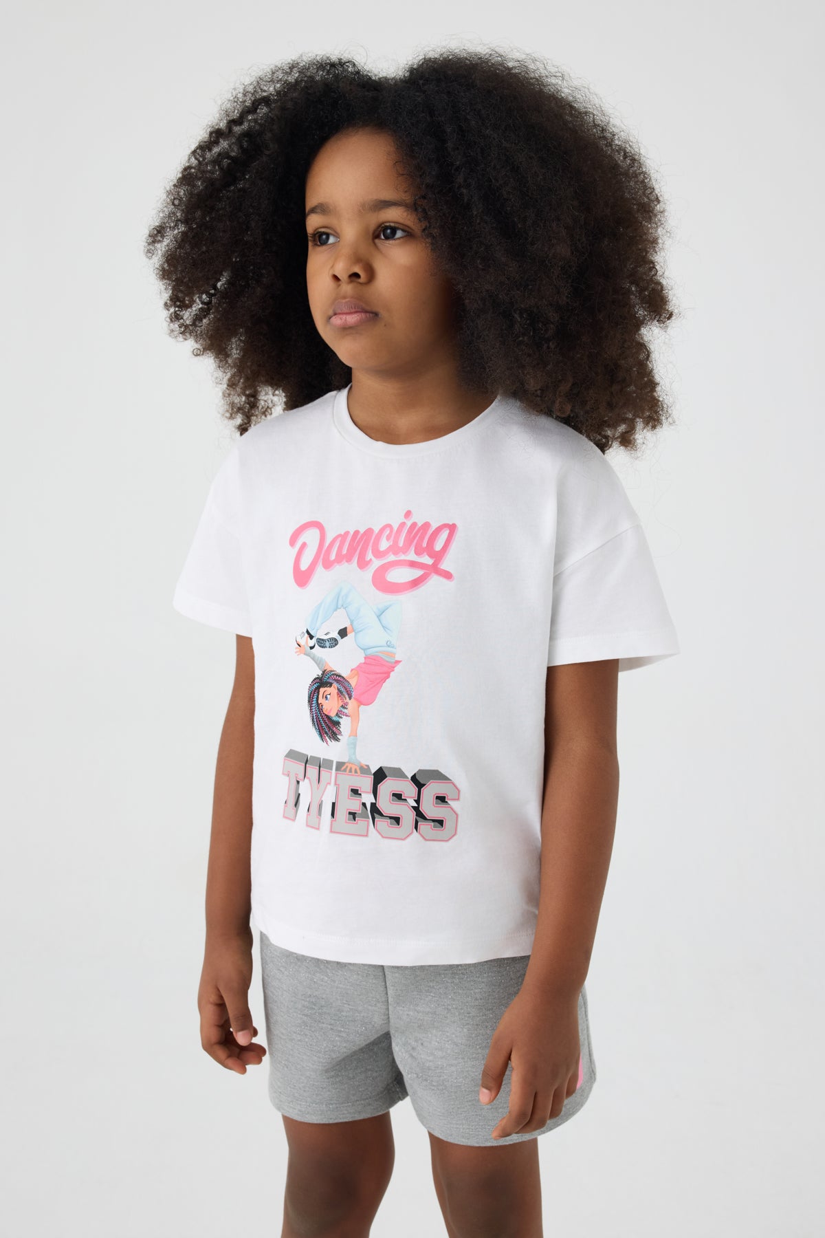 Girl White Tshirt