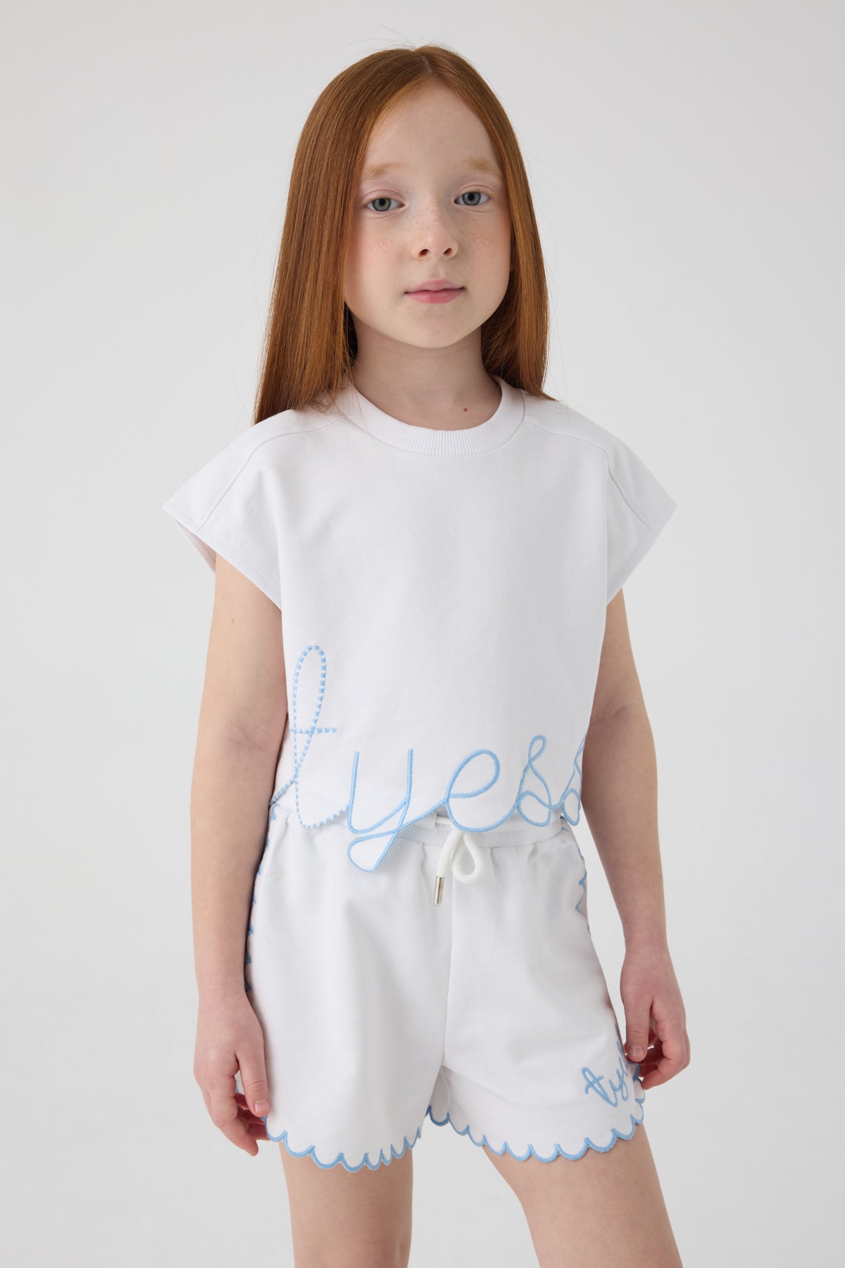 Girl White Tshirt