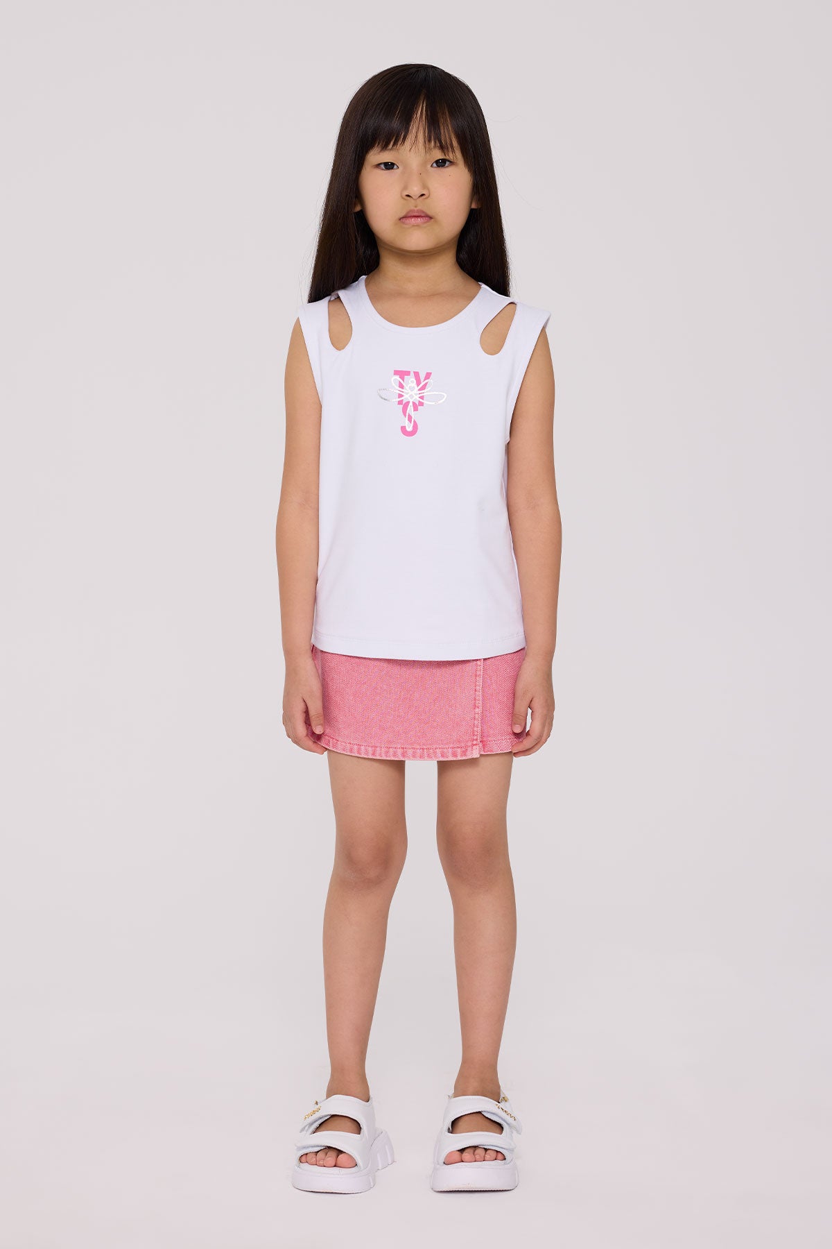 Girl White Undershirt