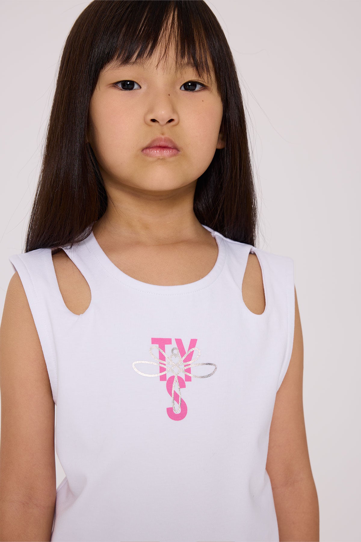 Girl White Undershirt