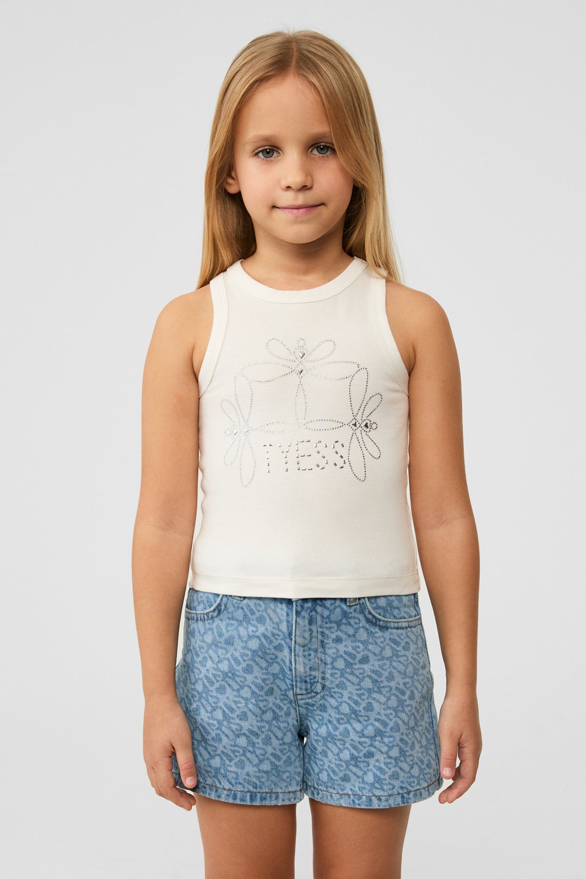 Girl White Undershirt